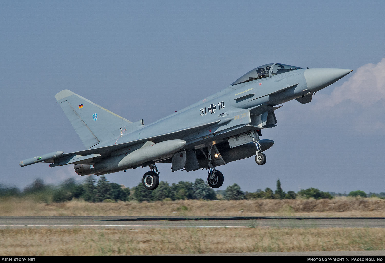 Aircraft Photo of 3118 | Eurofighter EF-2000 Typhoon S | Germany - Air Force | AirHistory.net #243174