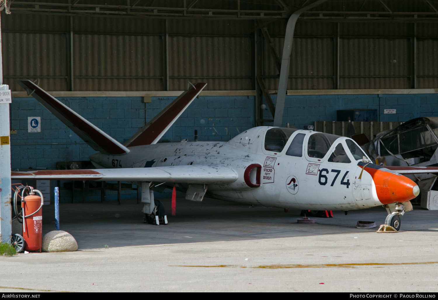 Aircraft Photo of 674 | Fouga CM-170R Tzukit | Israel - Air Force | AirHistory.net #243180