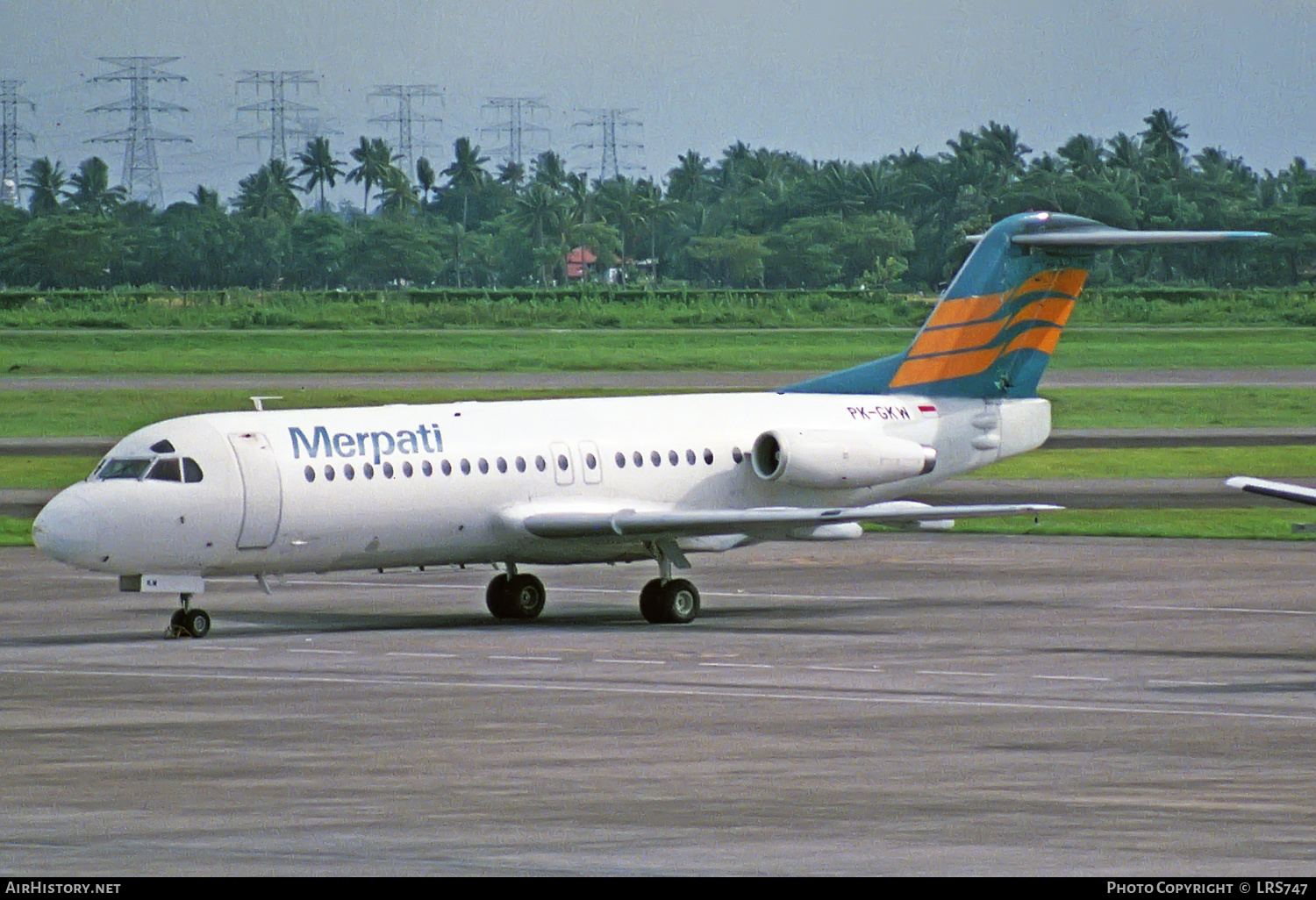 Aircraft Photo of PK-GKW | Fokker F28-4000 Fellowship | Merpati Nusantara Airlines | AirHistory.net #243204