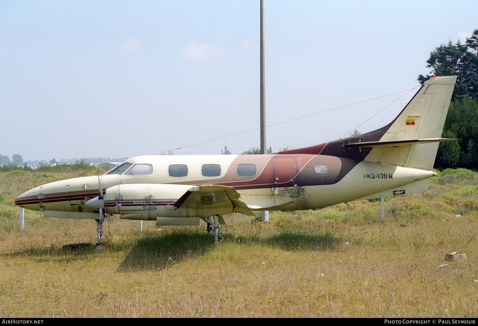 Aircraft Photo of HK-2438W / HK-2438-W | Swearingen SA-226TB Merlin IIIB | AirHistory.net #243210