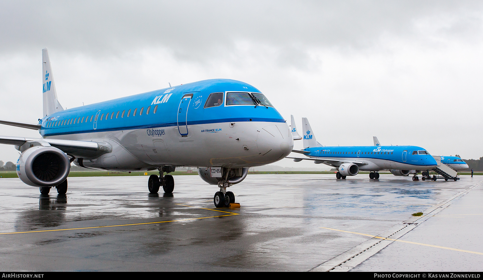 Aircraft Photo of PH-EZZ | Embraer 190STD (ERJ-190-100STD) | KLM Cityhopper | AirHistory.net #243212