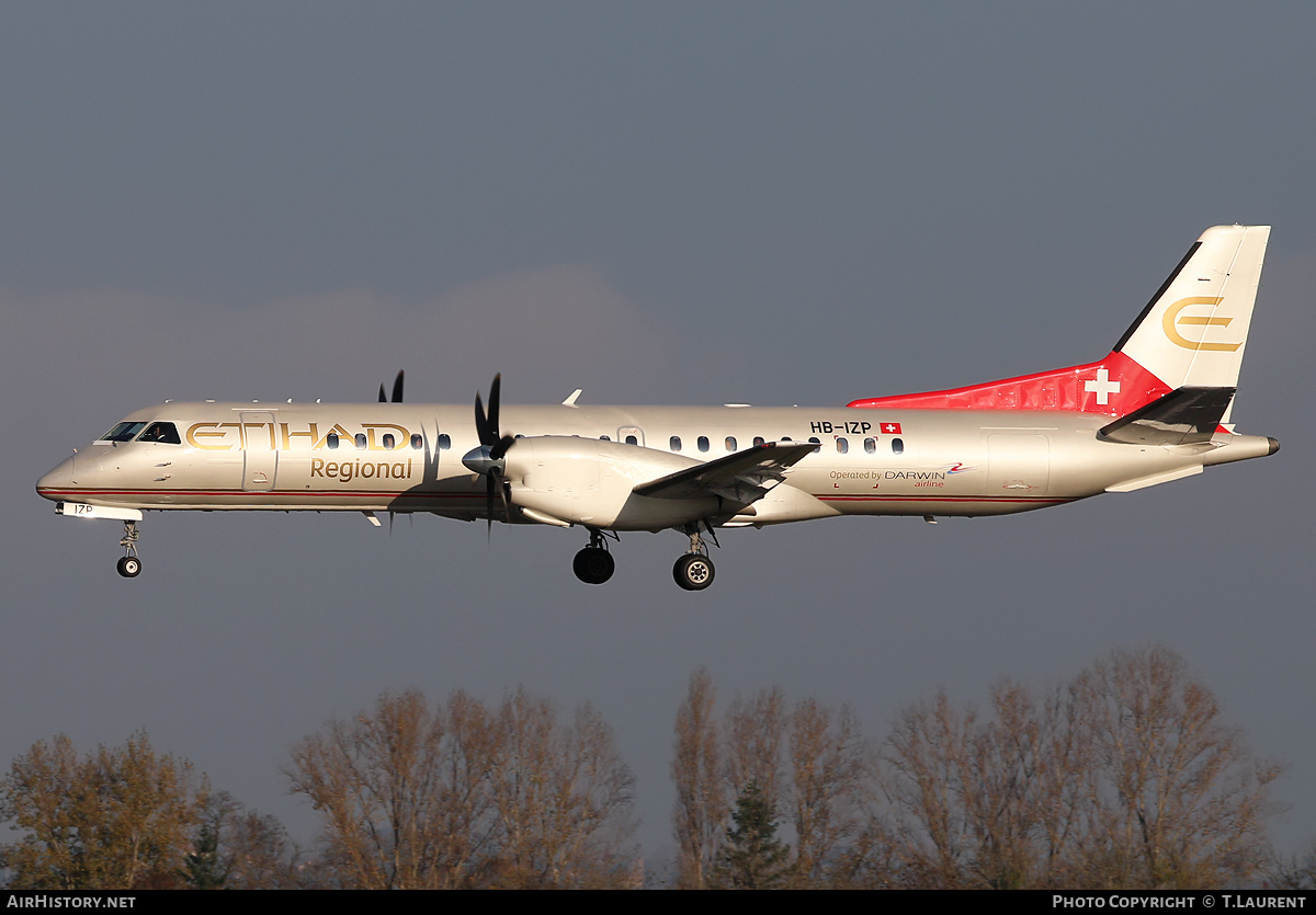 Aircraft Photo of HB-IZP | Saab 2000 | Etihad Regional | AirHistory.net #243224