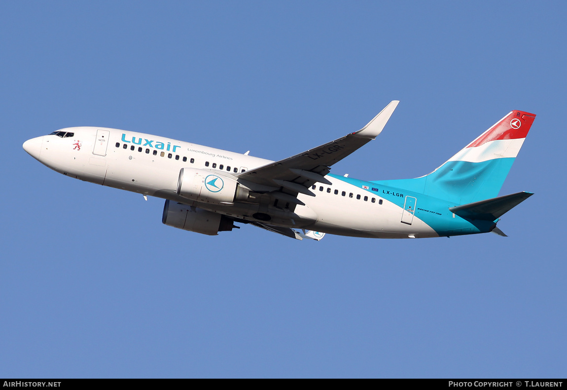 Aircraft Photo of LX-LGR | Boeing 737-7C9 | Luxair | AirHistory.net #243228