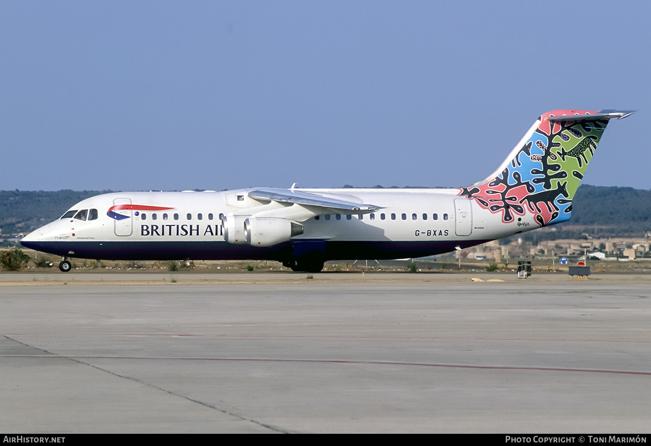 Aircraft Photo of G-BXAS | British Aerospace Avro 146-RJ100 | British Airways | AirHistory.net #243245