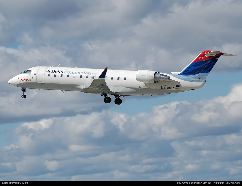 Aircraft Photo of N430CA | Bombardier CRJ-200ER (CL-600-2B19) | Delta Connection | AirHistory.net #243251