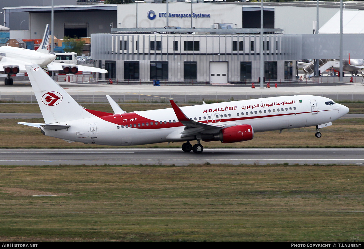 Aircraft Photo of 7T-VKF | Boeing 737-8D6 | Air Algérie | AirHistory.net #243290
