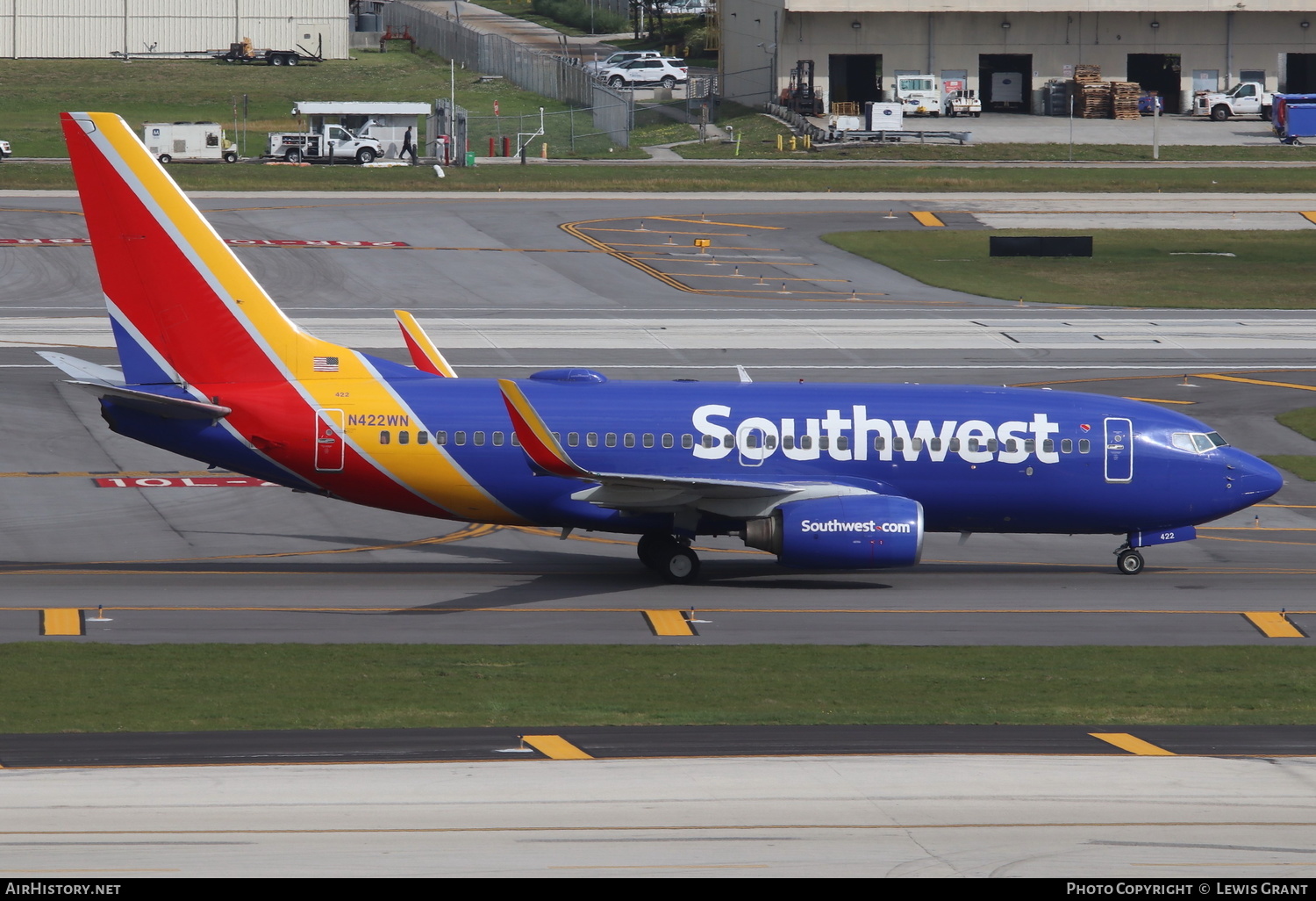 Aircraft Photo of N422WN | Boeing 737-7H4 | Southwest Airlines | AirHistory.net #243300