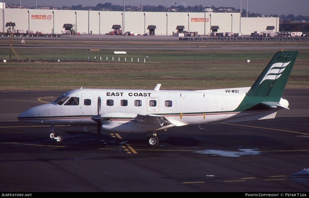 Aircraft Photo of VH-WDI | Embraer EMB-110 Bandeirante | East Coast Airlines | AirHistory.net #243315