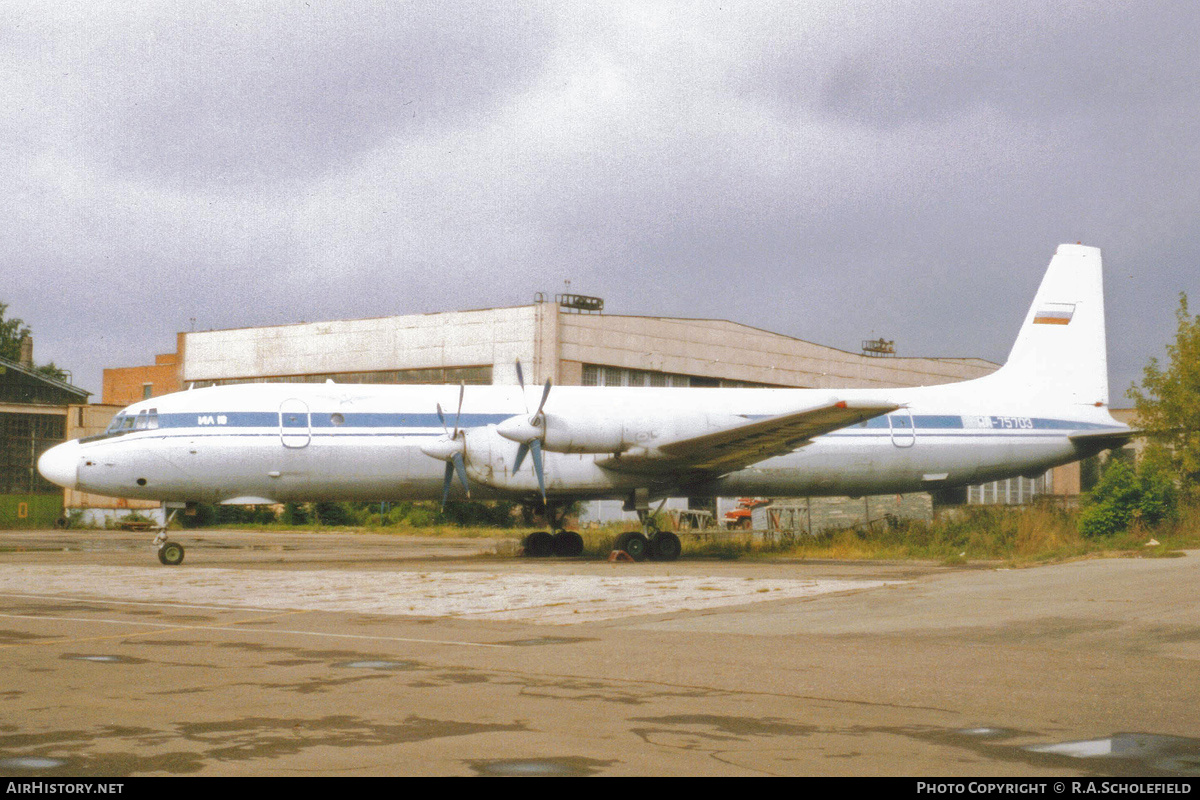 Aircraft Photo of RA-75703 | Ilyushin Il-18B | Aeroflot | AirHistory.net #243344