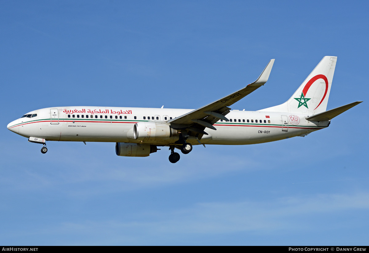 Aircraft Photo of CN-ROY | Boeing 737-8B6 | Royal Air Maroc - RAM | AirHistory.net #243362