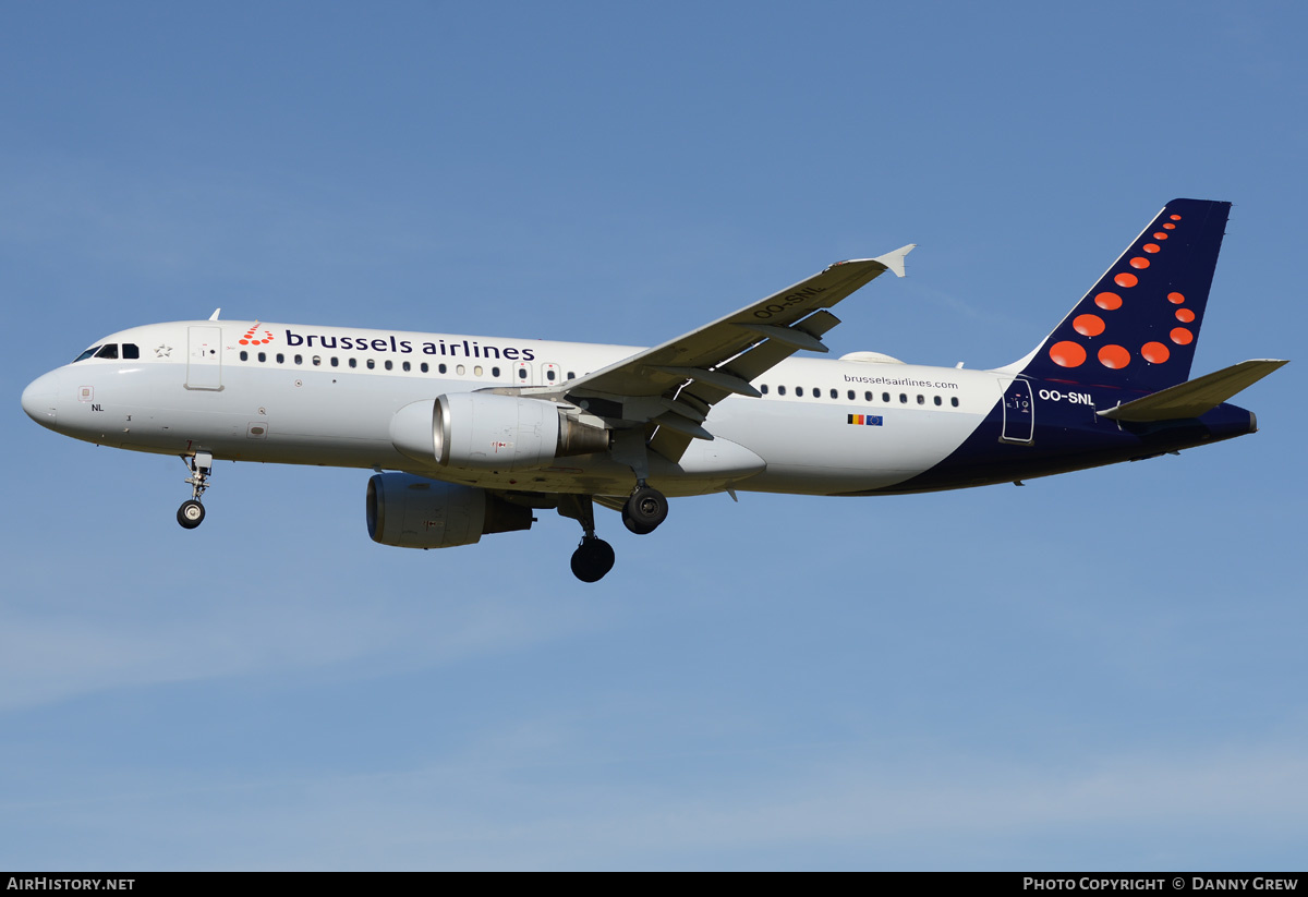 Aircraft Photo of OO-SNL | Airbus A320-214 | Brussels Airlines | AirHistory.net #243377