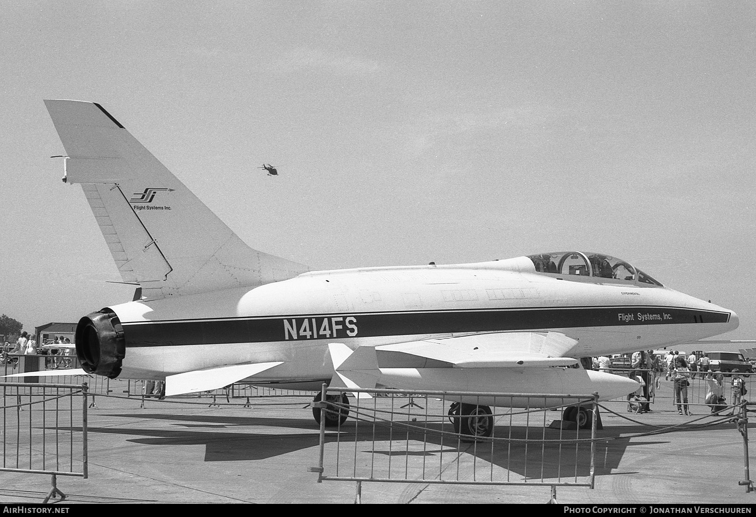 Aircraft Photo of N414FS | North American TF-100F Super Sabre | Flight Systems | AirHistory.net #243378