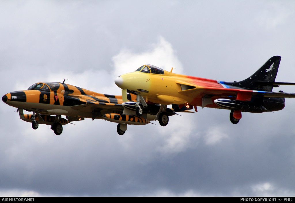 Aircraft Photo of G-PSST | Hawker Hunter F58A | AirHistory.net #243381