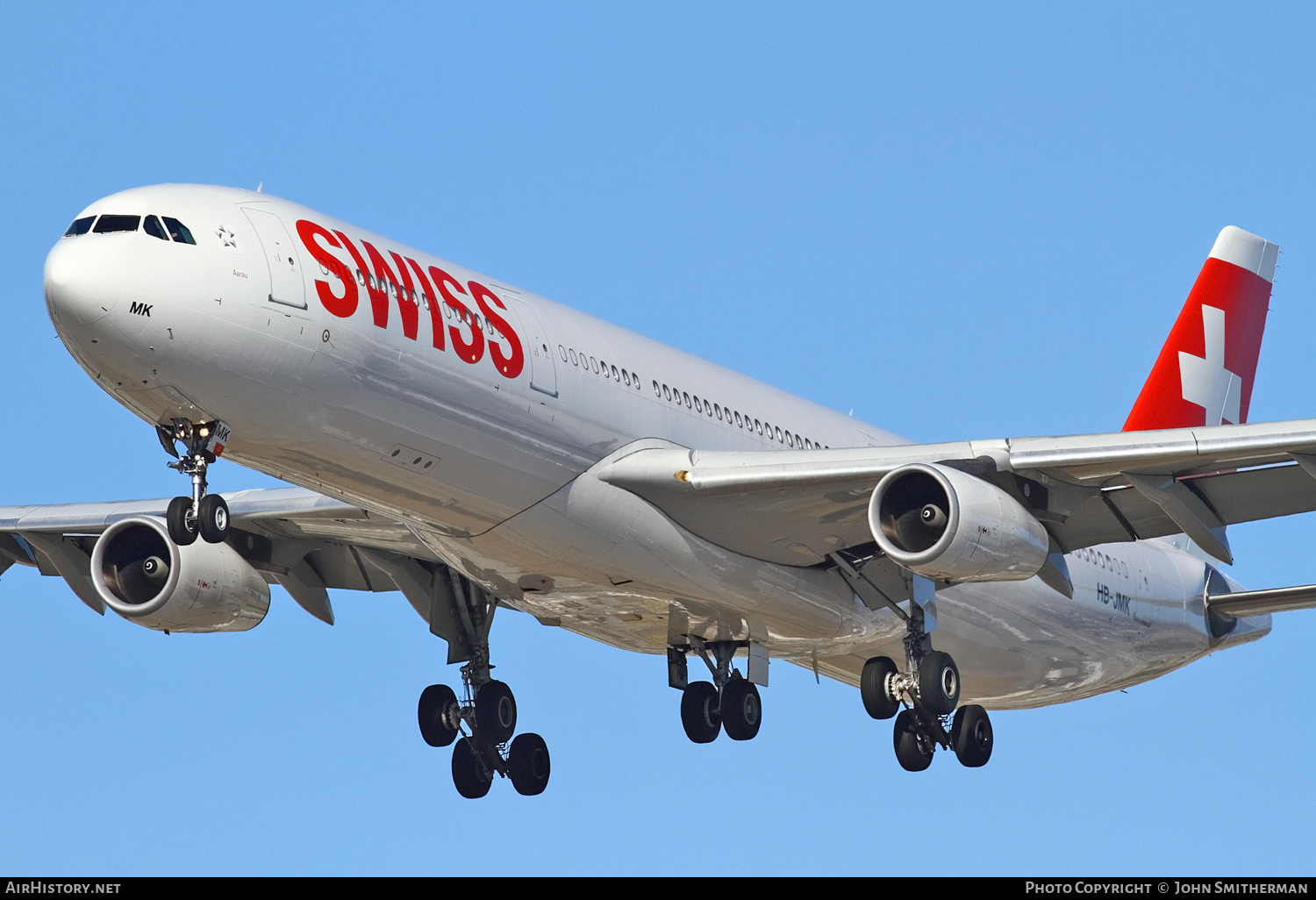 Aircraft Photo of HB-JMK | Airbus A340-313X | Swiss International Air Lines | AirHistory.net #243384