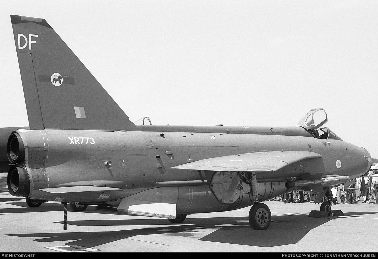 Aircraft Photo of XR773 | English Electric Lightning F6 | UK - Air Force | AirHistory.net #243412