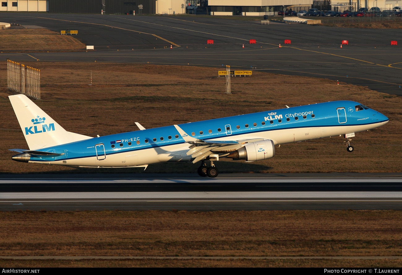 Aircraft Photo of PH-EZC | Embraer 190STD (ERJ-190-100STD) | KLM Cityhopper | AirHistory.net #243415