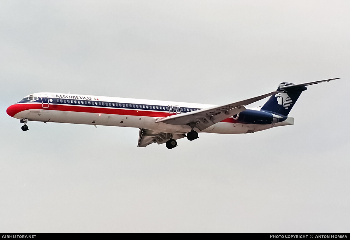 Aircraft Photo of XA-TLH | McDonnell Douglas MD-82 (DC-9-82) | AeroMéxico | AirHistory.net #243466