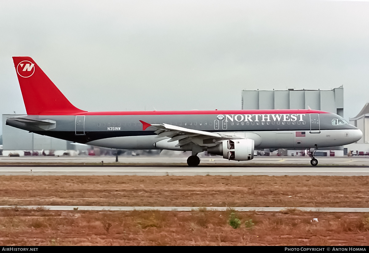 Aircraft Photo of N351NW | Airbus A320-212 | Northwest Airlines | AirHistory.net #243467