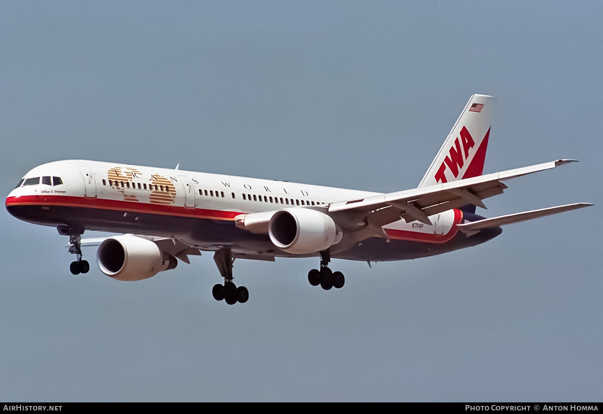 Aircraft Photo of N714P | Boeing 757-231 | Trans World Airlines - TWA | AirHistory.net #243471