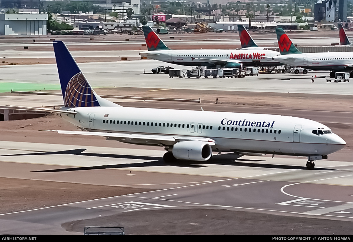 Aircraft Photo of N14219 | Boeing 737-824 | Continental Airlines | AirHistory.net #243480