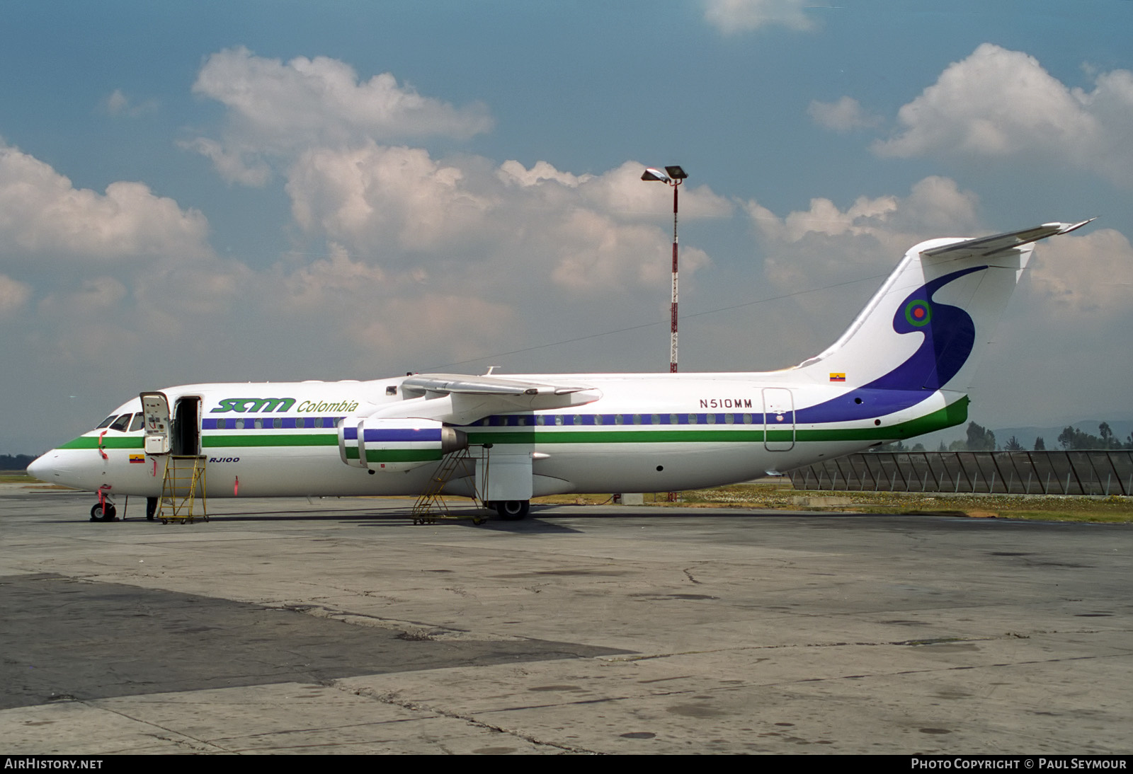 Aircraft Photo of N510MM | British Aerospace Avro 146-RJ100 | SAM - Sociedad Aeronáutica de Medellín | AirHistory.net #243518