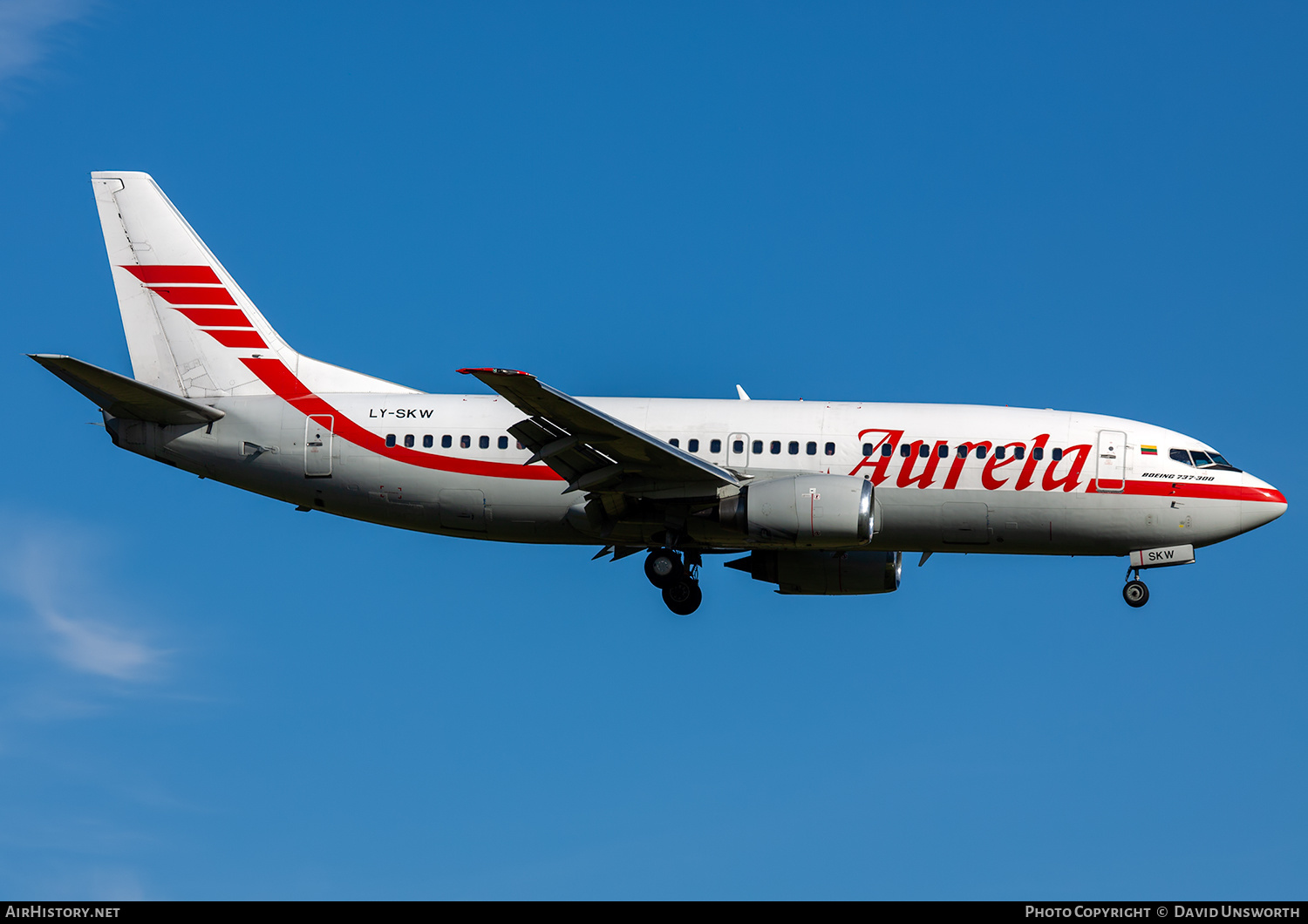 Aircraft Photo of LY-SKW | Boeing 737-382 | Aurela | AirHistory.net #243541