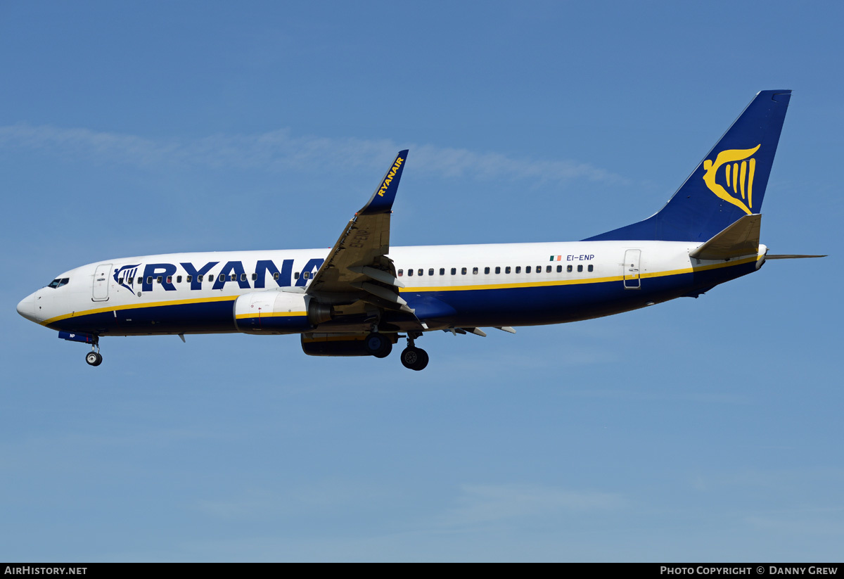 Aircraft Photo of EI-ENP | Boeing 737-8AS | Ryanair | AirHistory.net #243563