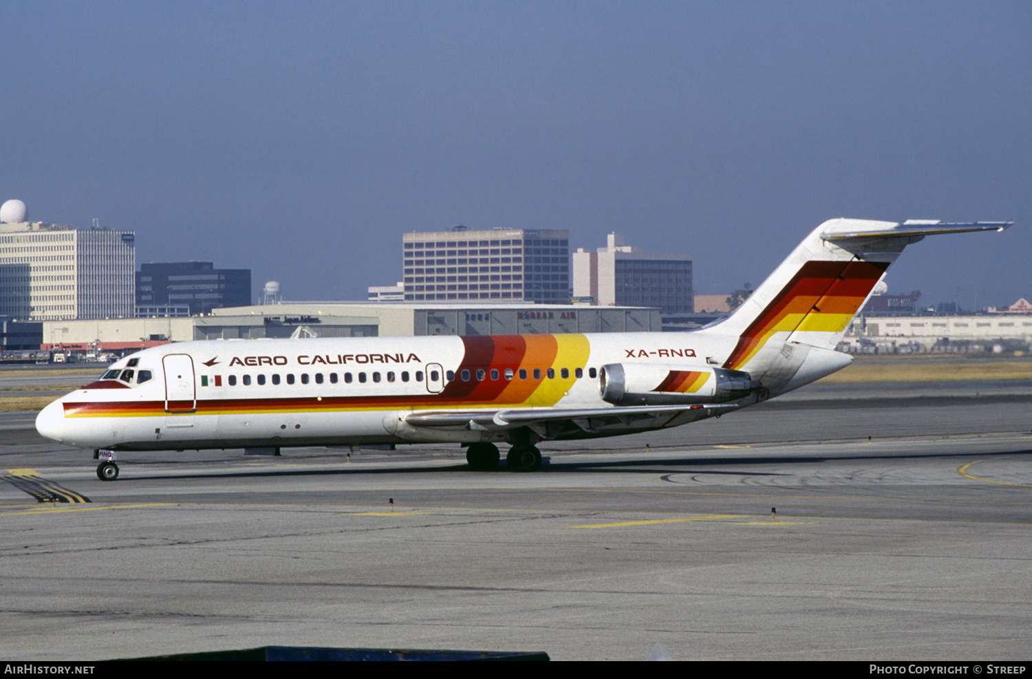 Aircraft Photo of XA-RNQ | McDonnell Douglas DC-9-15 | Aero California | AirHistory.net #243564