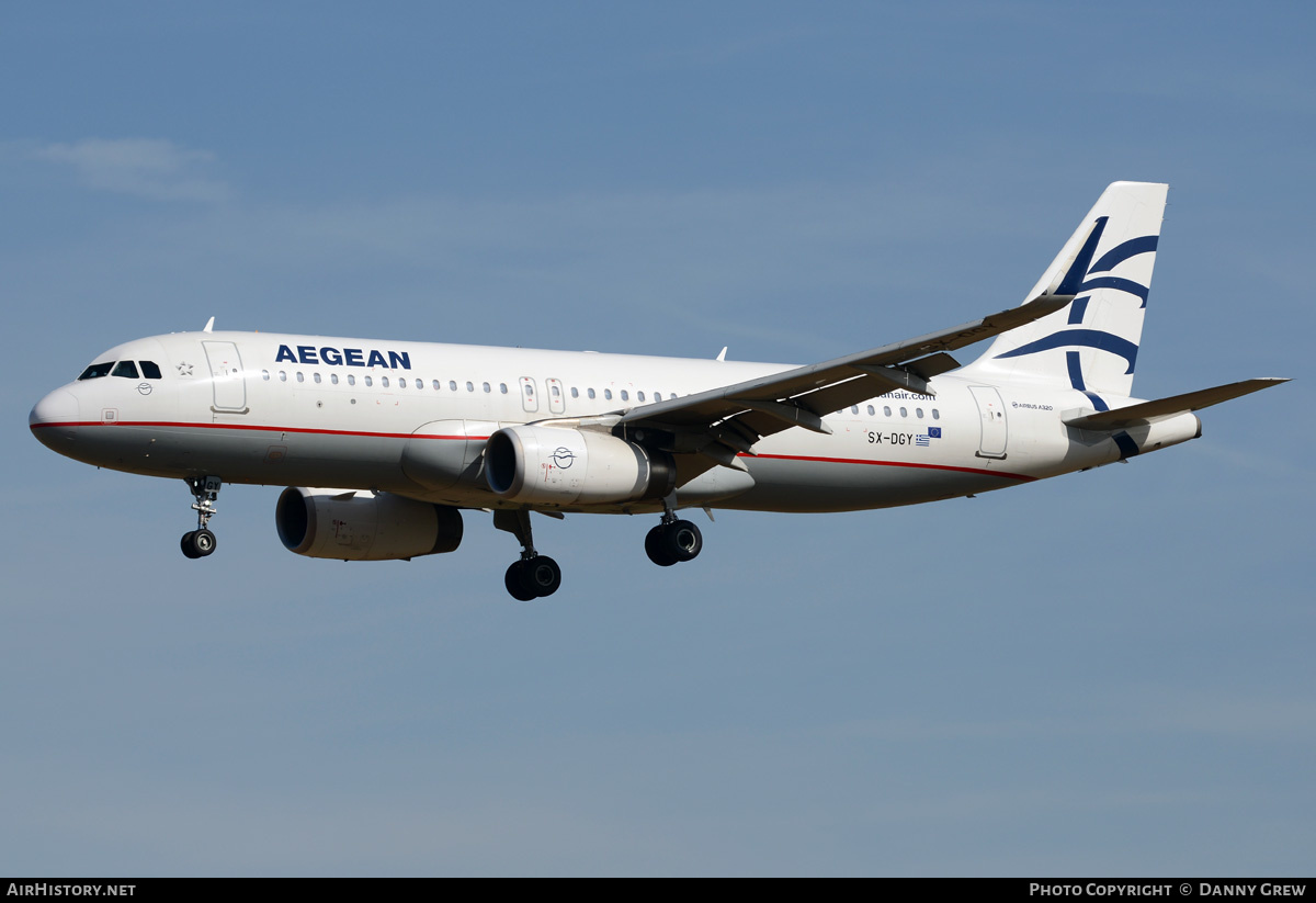 Aircraft Photo of SX-DGY | Airbus A320-232 | Aegean Airlines | AirHistory.net #243565