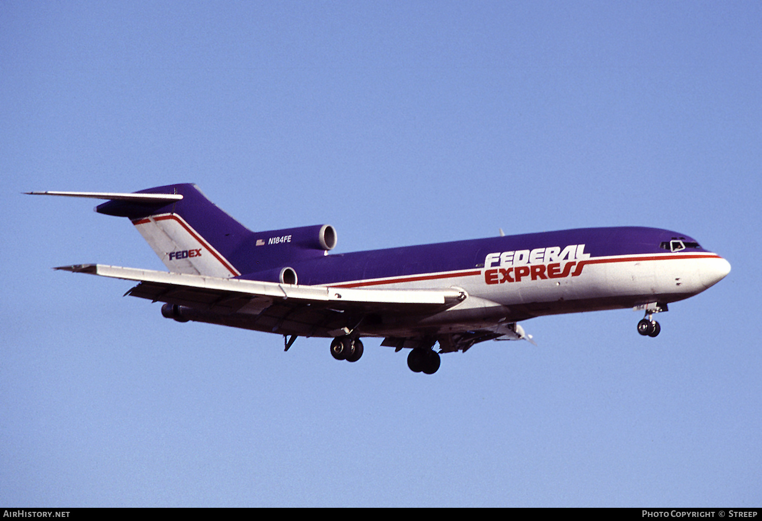 Aircraft Photo of N184FE | Boeing 727-22(F) | Federal Express | AirHistory.net #243567