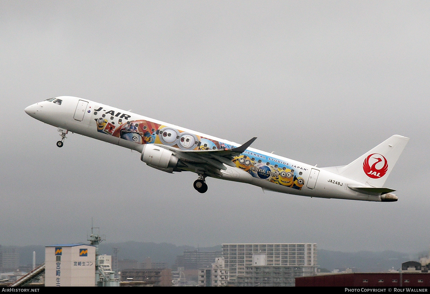 Aircraft Photo of JA248J | Embraer 190STD (ERJ-190-100STD) | J-Air | AirHistory.net #243586