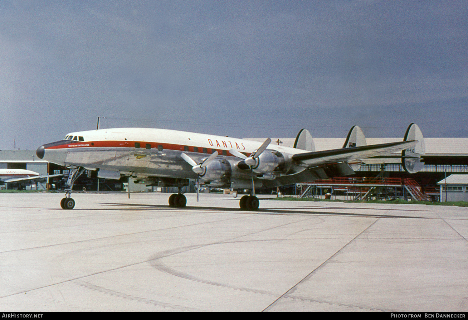Aircraft Photo of VH-EAG | Lockheed L-1049E/01 Super Constellation | Qantas | AirHistory.net #243600