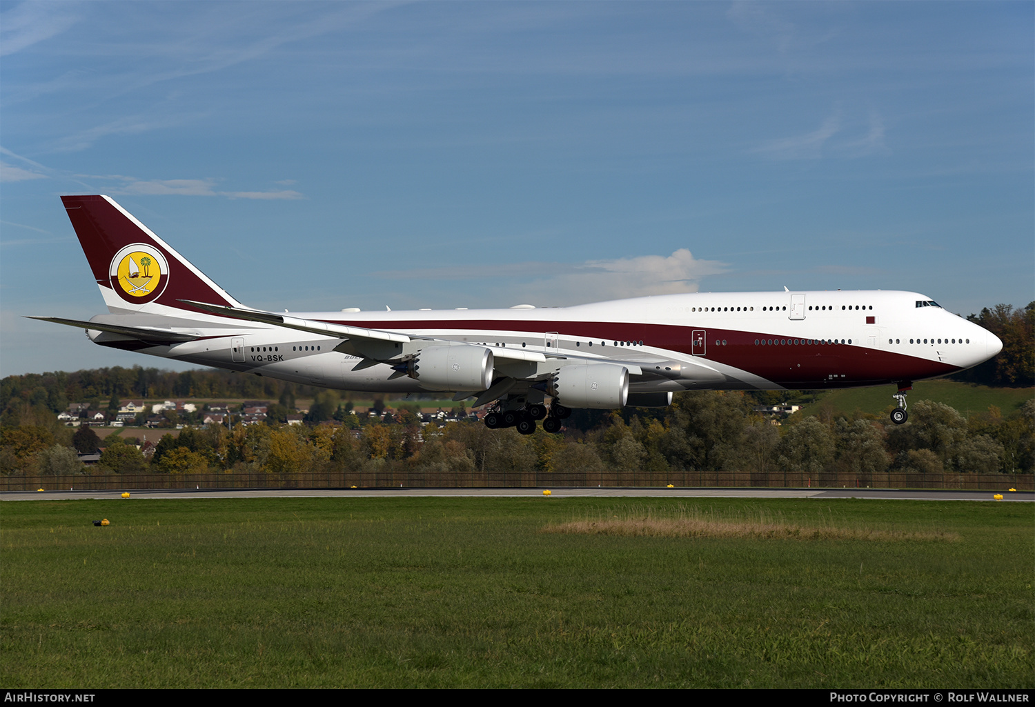 Aircraft Photo of VQ-BSK | Boeing 747-8ZV BBJ | AirHistory.net #243601