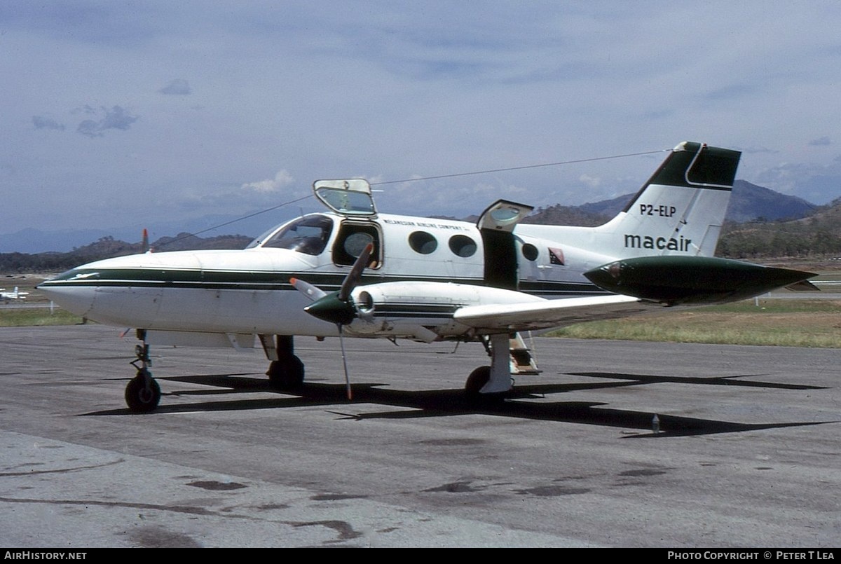 Aircraft Photo of P2-ELP | Cessna 402A | Macair Charters | AirHistory.net #243652