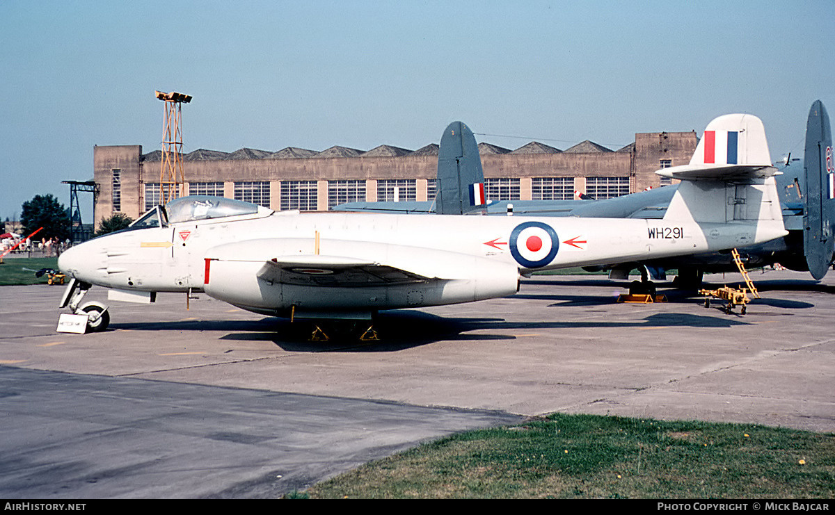 Aircraft Photo of WH291 | Gloster Meteor F8 | UK - Air Force | AirHistory.net #243654