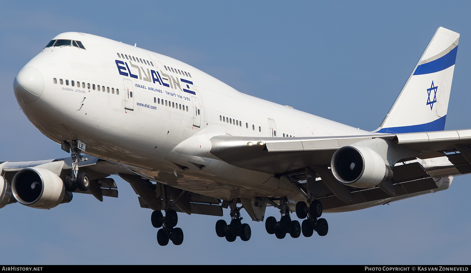 Aircraft Photo of 4X-ELE | Boeing 747-412 | El Al Israel Airlines | AirHistory.net #243667
