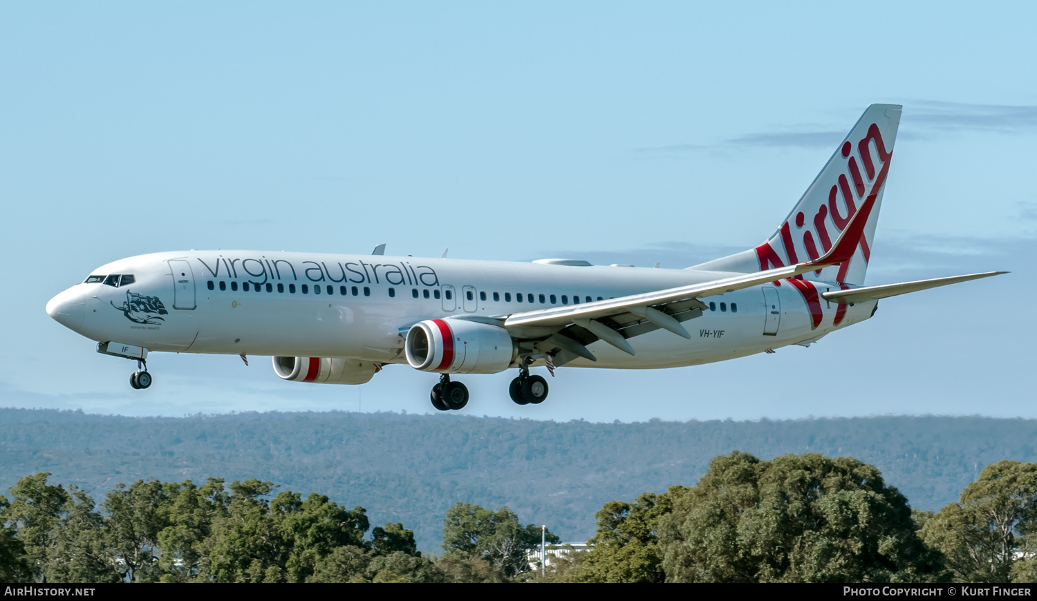 Aircraft Photo of VH-YIF | Boeing 737-8FE | Virgin Australia Airlines | AirHistory.net #243675