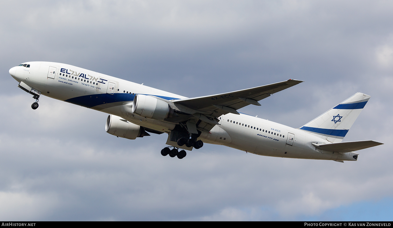 Aircraft Photo of 4X-ECC | Boeing 777-258/ER | El Al Israel Airlines | AirHistory.net #243677