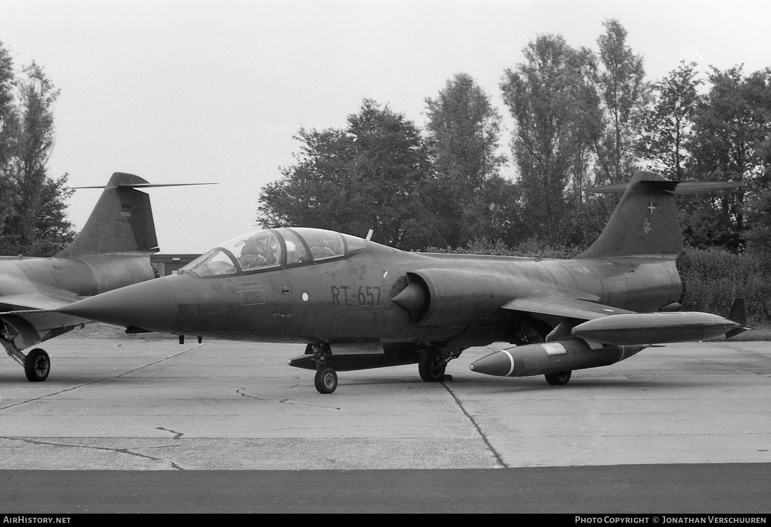 Aircraft Photo of RT-657 | Lockheed CF-104D Starfighter Mk1 | Denmark - Air Force | AirHistory.net #243795