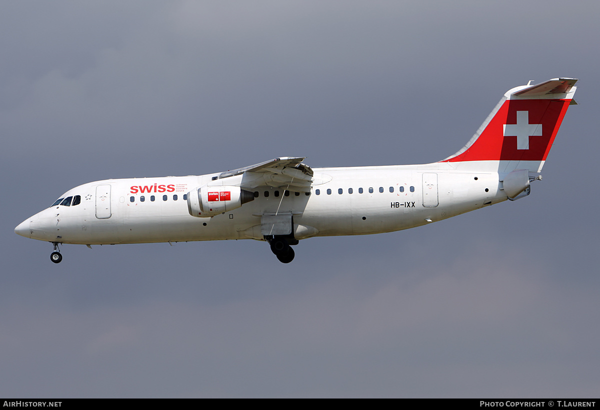 Aircraft Photo of HB-IXX | British Aerospace Avro 146-RJ100 | Swiss International Air Lines | AirHistory.net #243808