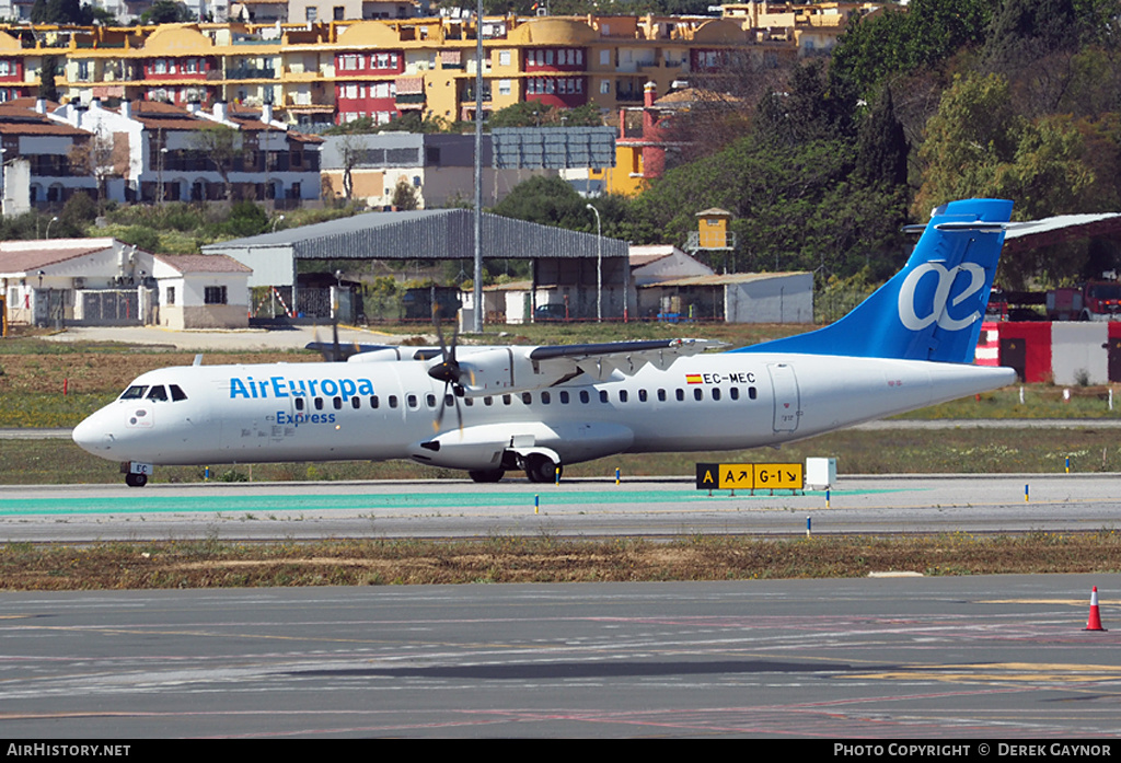 Aircraft Photo of EC-MEC | ATR ATR-72-500 (ATR-72-212A) | Air Europa Express | AirHistory.net #243810