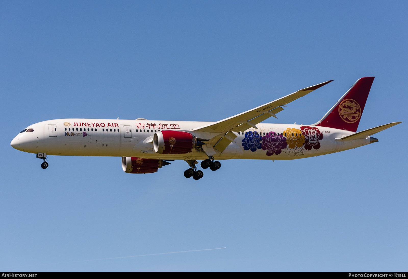 Aircraft Photo of B-20DT | Boeing 787-9 Dreamliner | Juneyao Airlines | AirHistory.net #243833