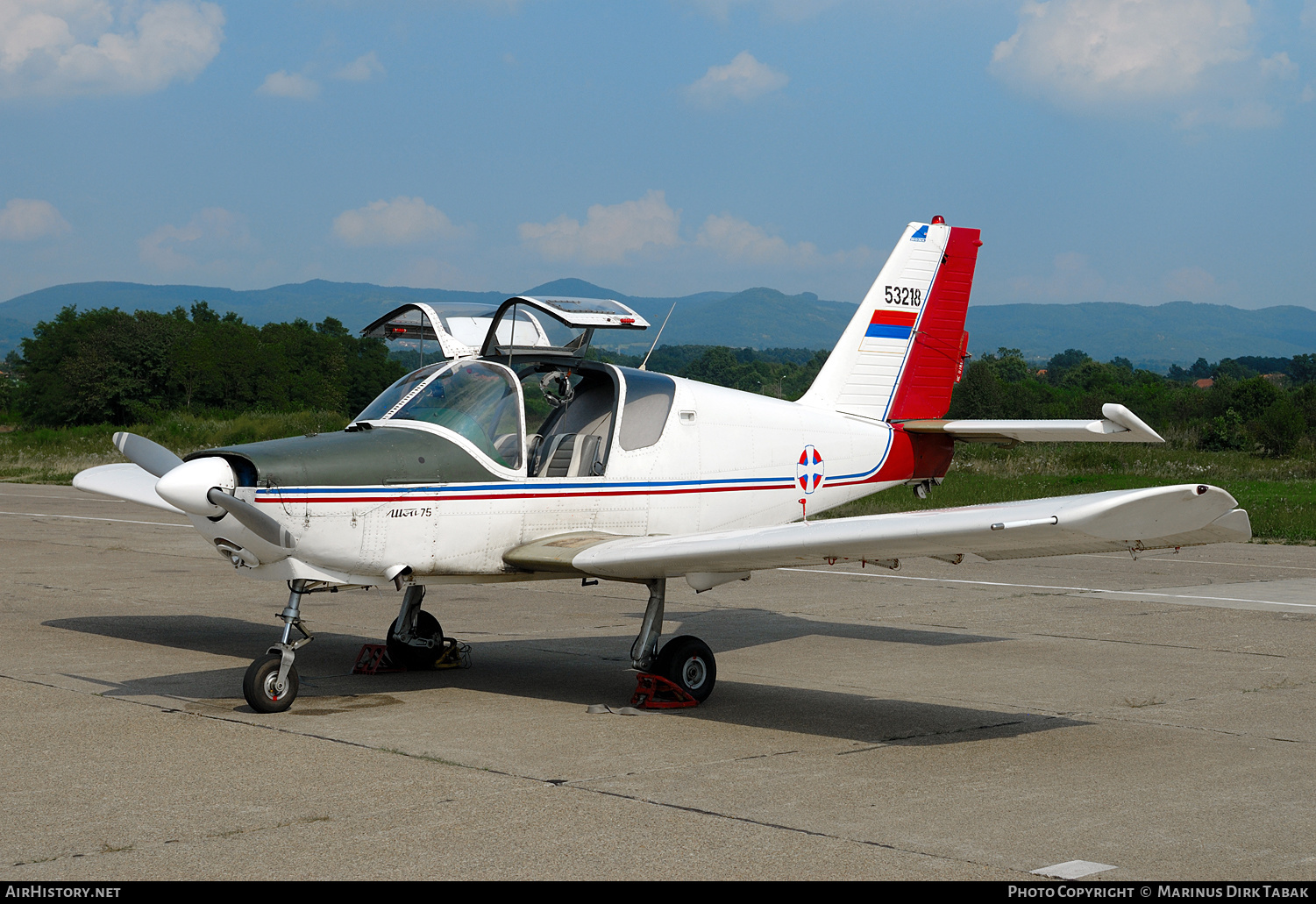 Aircraft Photo of 53218 | Utva UTVA-75 | Serbia - Air Force | AirHistory.net #243839