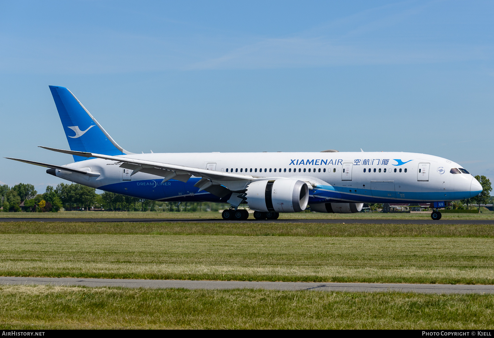 Aircraft Photo of B-2768 | Boeing 787-8 Dreamliner | Xiamen Airlines | AirHistory.net #243842