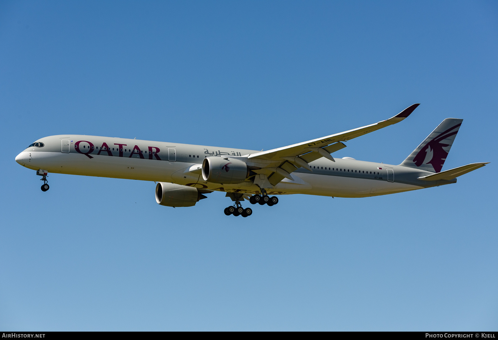 Aircraft Photo of A7-ANL | Airbus A350-1041 | Qatar Airways | AirHistory.net #243851