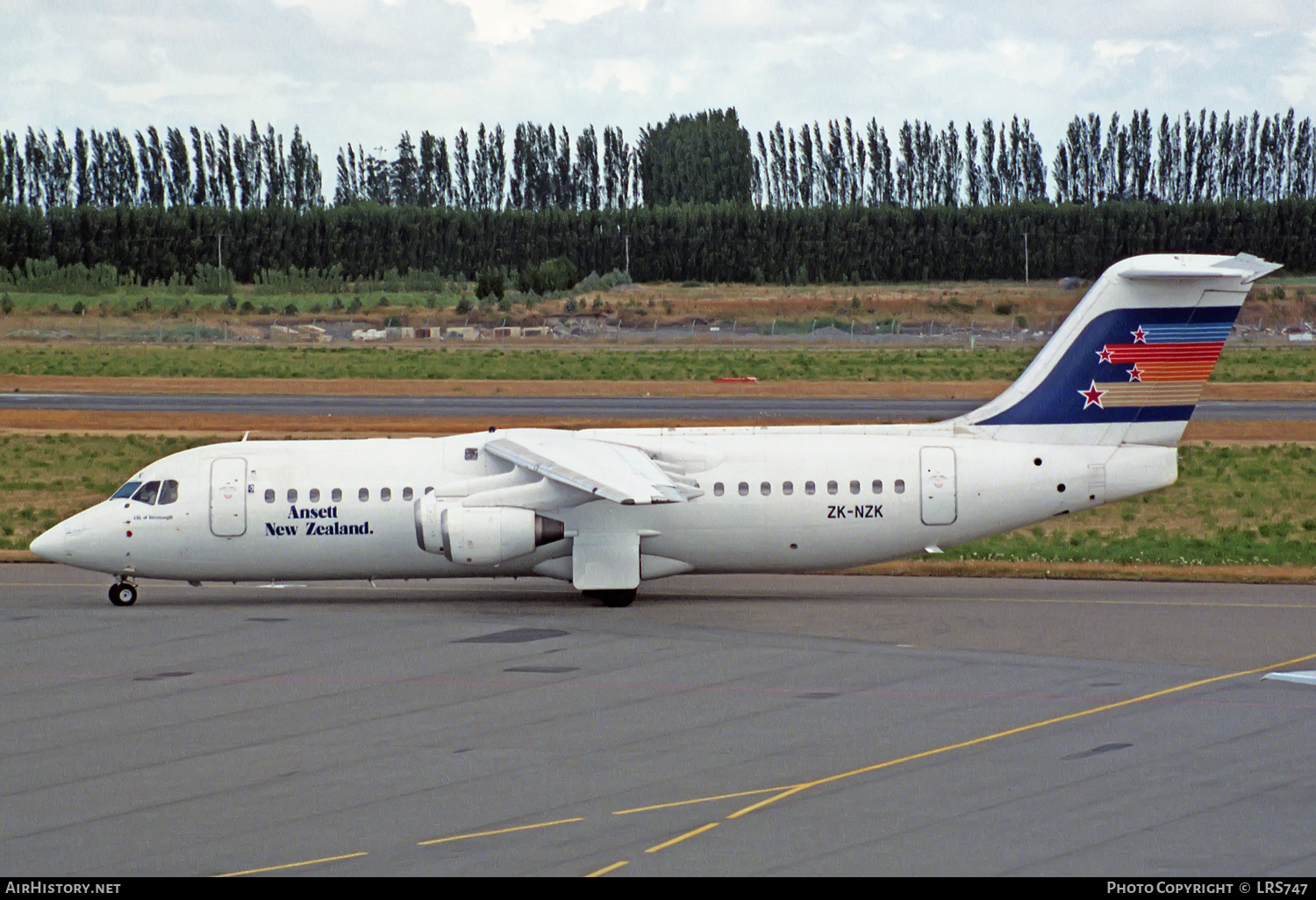 Aircraft Photo of ZK-NZK | British Aerospace BAe-146-300 | Ansett New Zealand | AirHistory.net #243861