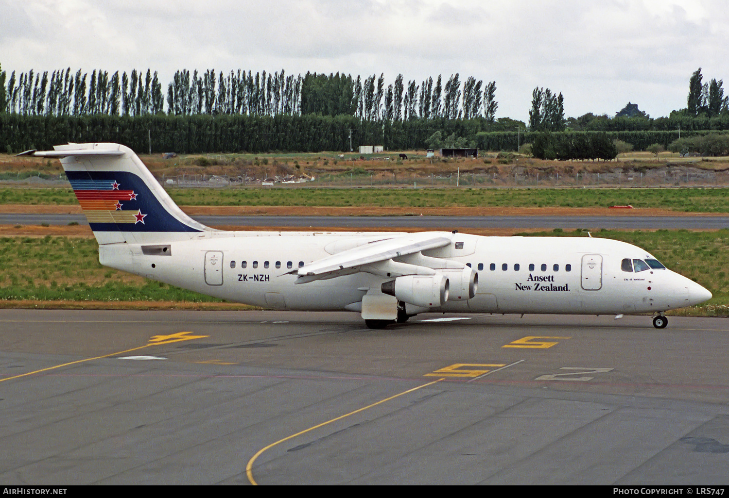 Aircraft Photo of ZK-NZH | British Aerospace BAe-146-300 | Ansett New Zealand | AirHistory.net #243873