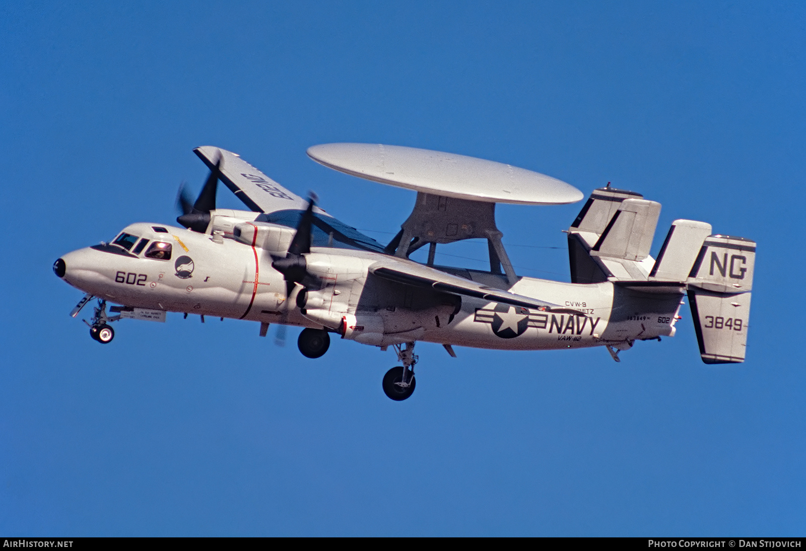 Aircraft Photo of 163849 / 3849 | Grumman E-2C Hawkeye | USA - Navy | AirHistory.net #243899