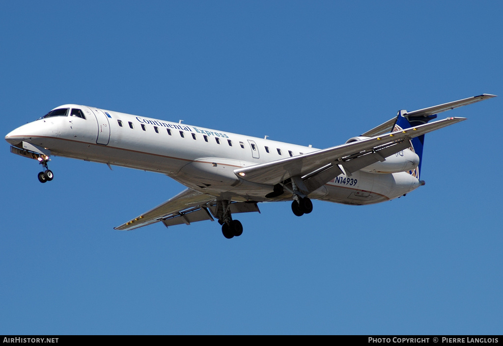 Aircraft Photo of N14939 | Embraer ERJ-145EP (EMB-145EP) | Continental Express | AirHistory.net #243932