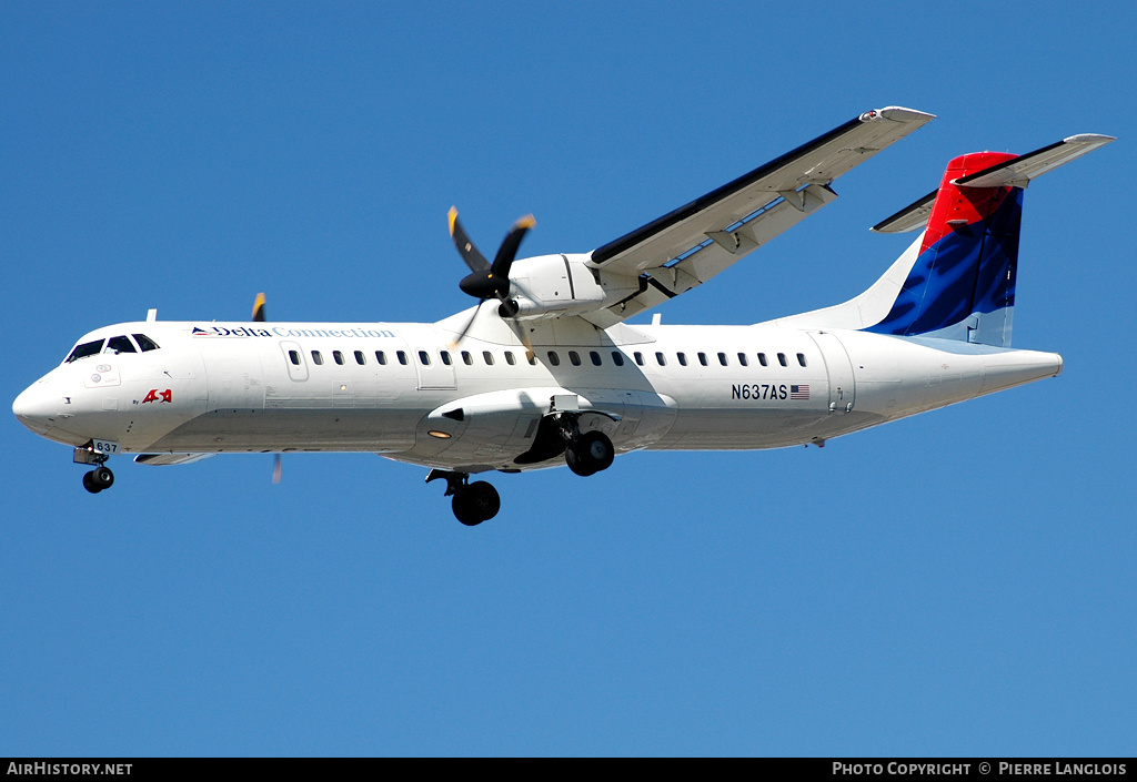 Aircraft Photo of N637AS | ATR ATR-72-212 | Delta Connection | AirHistory.net #243936